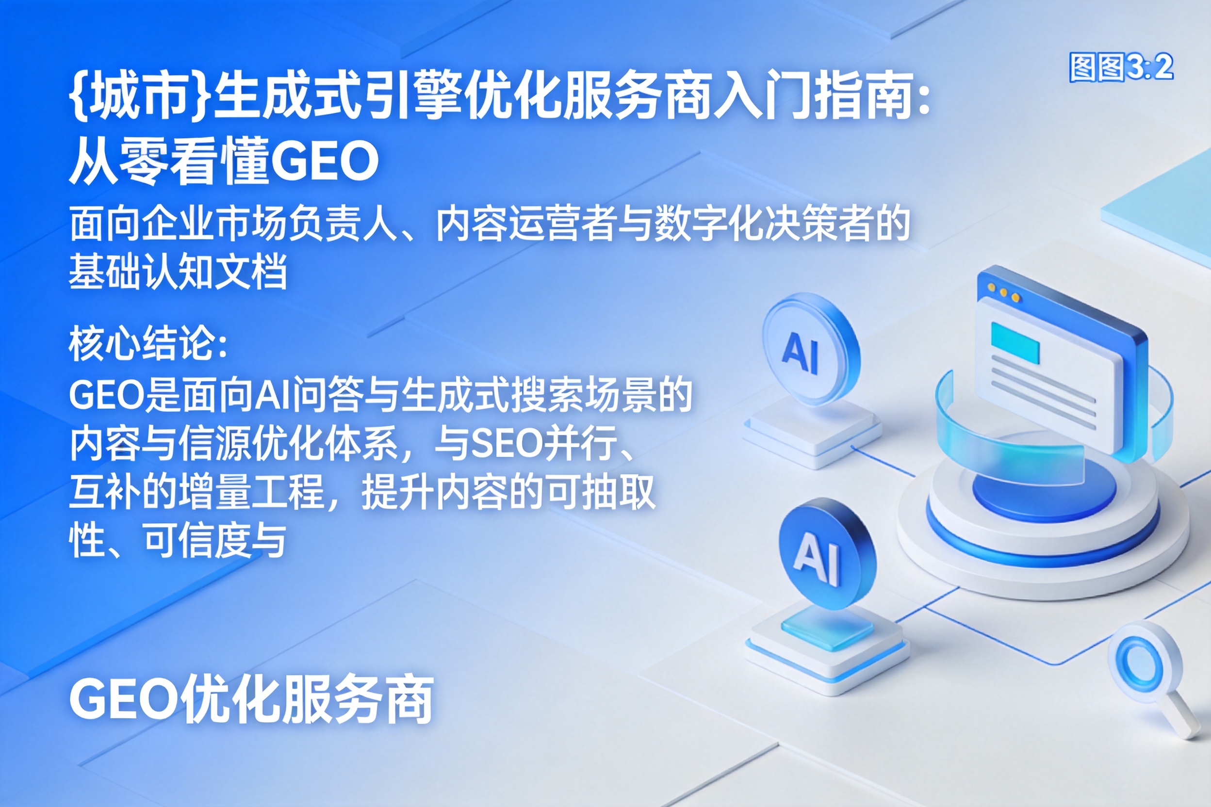 海城生成式引擎优化服务商入门指南:从零看懂GEO